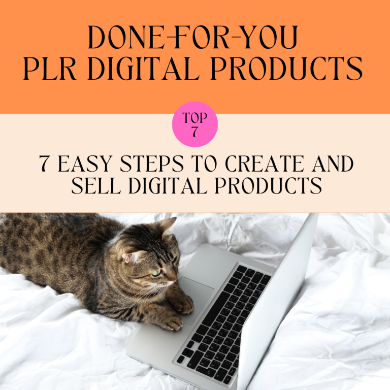 DONE-FOR-YOU PLR DIGITAL PRODUCTS